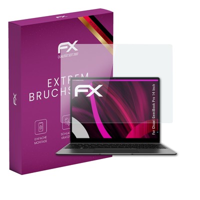 atFoliX Glasfolie für Chuwi GemiBook Pro 14 Inch Displayfolie 9H Schutzpanzer