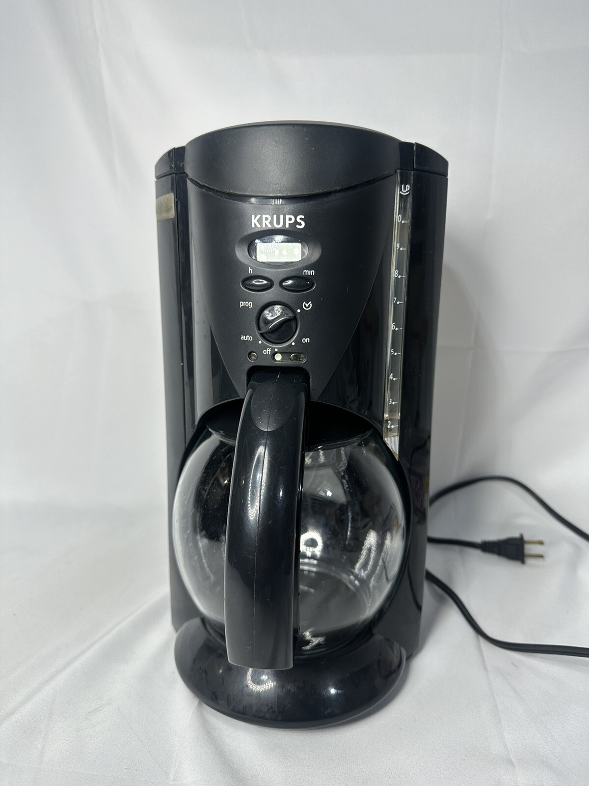 Krups Duo Filter Coffee Maker 10 Cup Black Model 467 Glass eBay