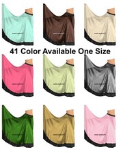 Satin 12 Yard Skirt Flared Long Ankle Length Skirt Dancing Perfomance Skirt S58