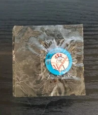 1968 Rold Gold ADV Premium Sales Pinback New York Yankees Sealed