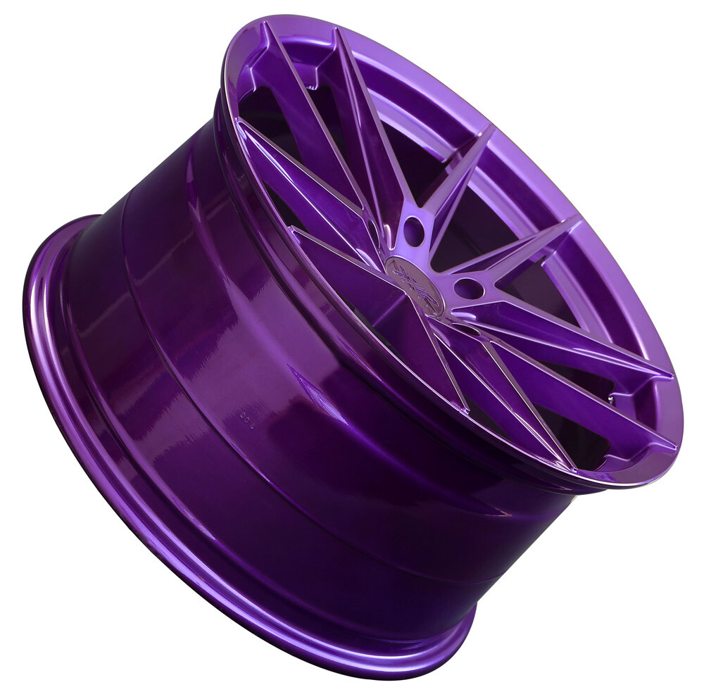 19x8.5 +40 F| 19x10 +40 R| XXR 577 5x114.3 Purple Wheels (Set of 4