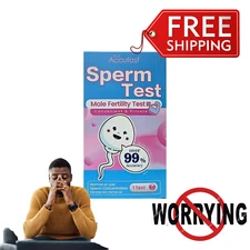 Accufast Sperm Test Kit For Male Pregnancy Preparation Sperm Count Test