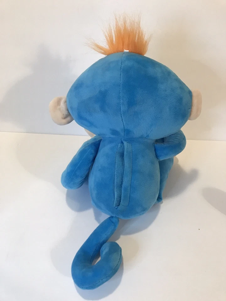 Wow Wee Boris Blue Monkey Interactive Touch Sound Battery Motion Fingerlings EUC - Image 4 of 4