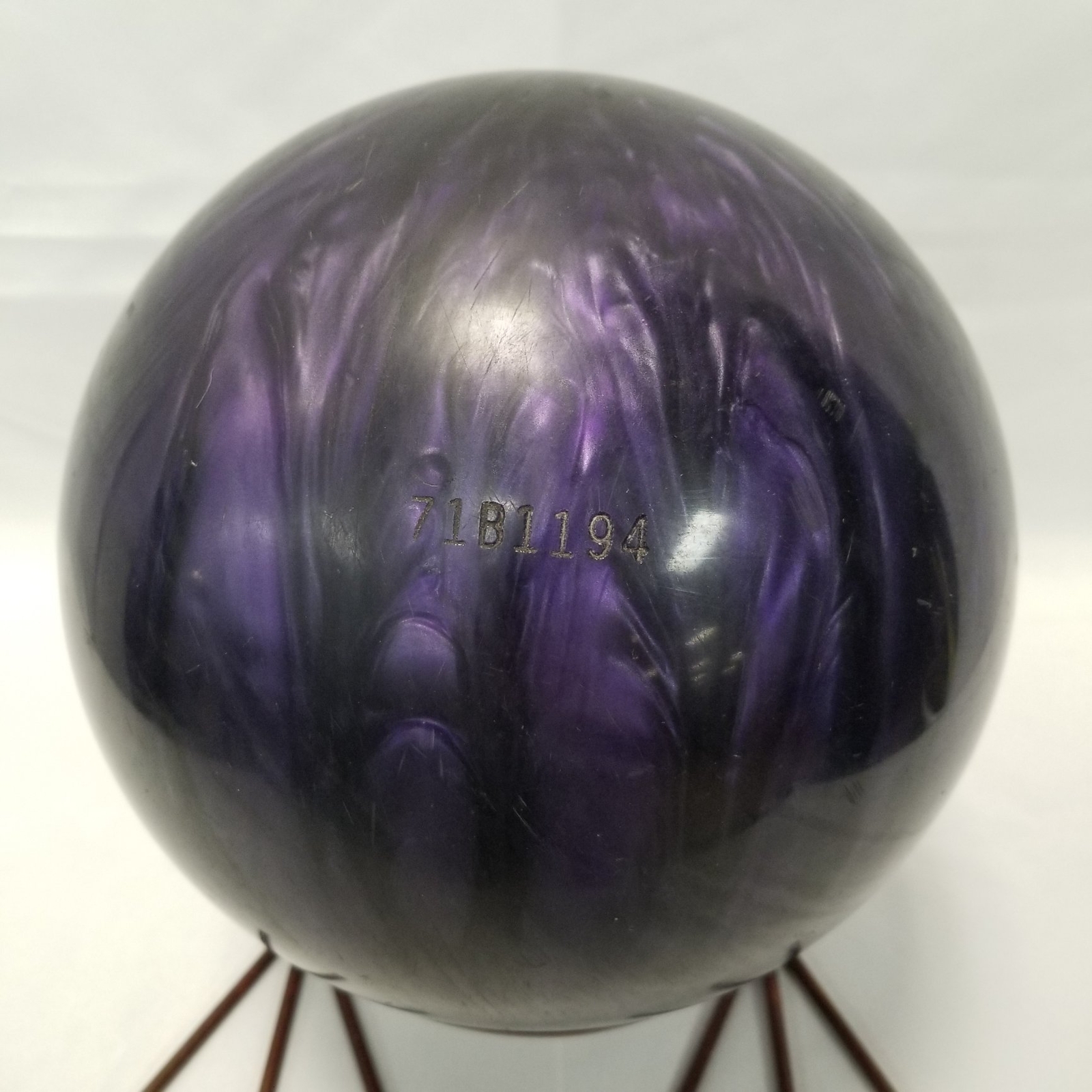 Ebonite Mirage Bowling Ball Purple Marble Swirl 14 LB eBay