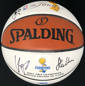 steph curry autographed basketball