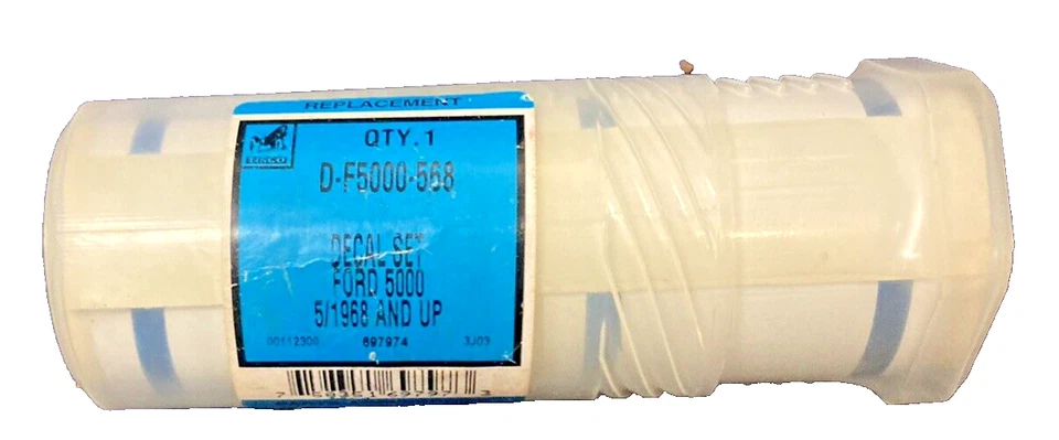 Juego de calcomanías para capó de tractor KIT F504HB para Ford New Holland 5000 (1968 en adelante) Foto 3 de 4