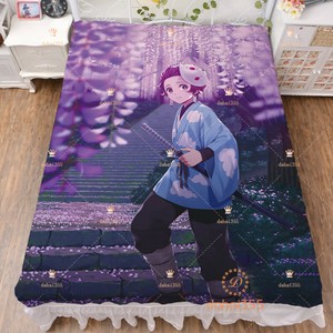 Anime Demon Slayer Kimetsu No Yaiba Bedds Bed Sheets Blanket Gift 150 0cm Y11 Bedding Blankets Throws