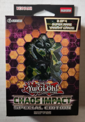 yugioh chaos impact booster box Yu-Gi-Oh! TCG Chaos Impact Special Edition Box - 3 booster packs