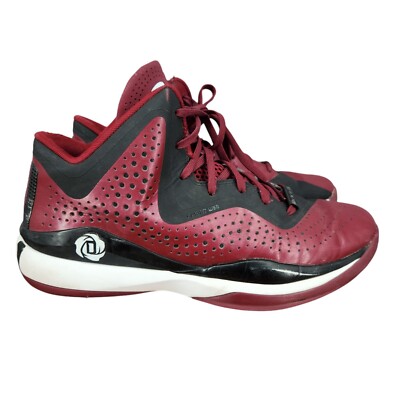 Adidas Derrick Rose 773 III Basketball Shoes Mens 10 Red Leather Sneakers C75726