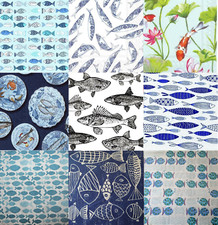 4 Servietten Fische Fisch Sardine Karpfen ~ verschiedene Motive zur Auswahl