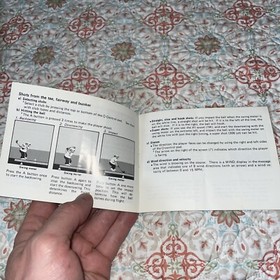 Golf Instruction Booklet ONLY! (Nintendo, NES) Manual