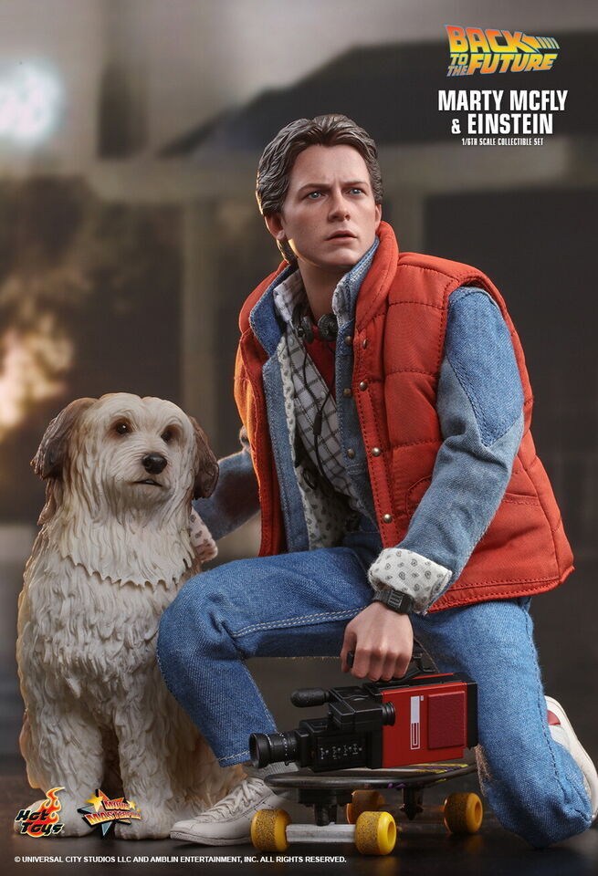 Hot Toys Marty McFly and Einstein 11" Figure Set - MMS573 for sale ...