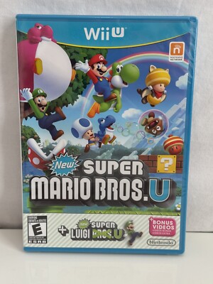 New Super Mario Bros. U & New Super Luigi U (Nintendo Wii U, 2013) - New Sealed