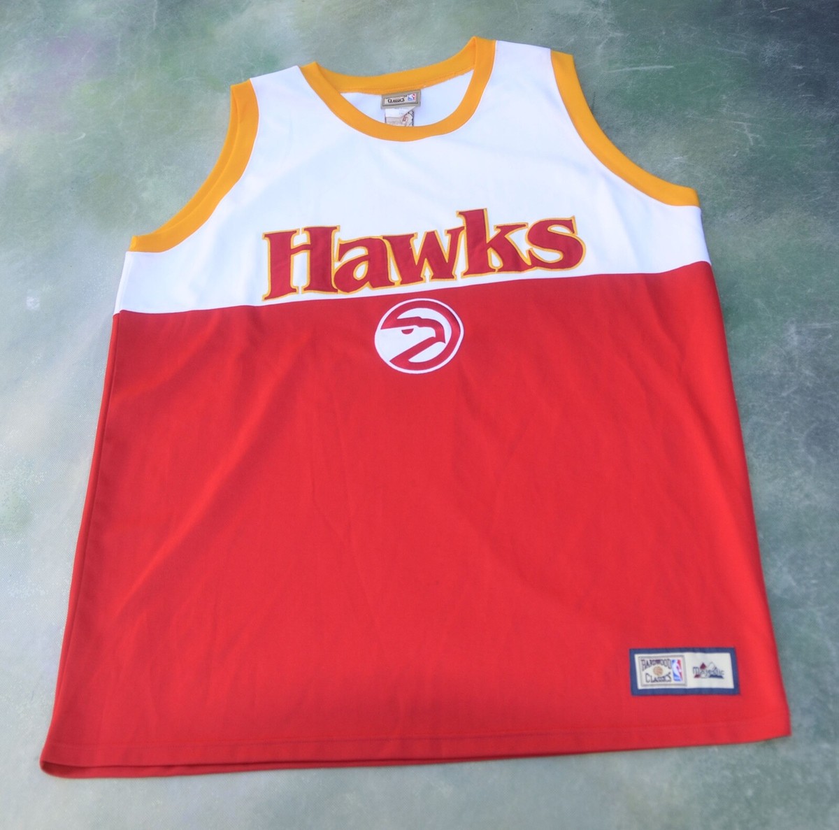Vintage Majestic Hardwood Classics NBA Atlanta Hawks Jersey Size