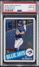 2020 TOPPS UPDATE SILVER PACK 1985 CHROME PROMO BO BICHETTE ROOKIE RC PSA 10