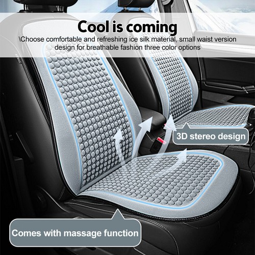 Protector de asiento de coche de refrigeración funda de cojín alfombrilla transpirable para coche SUV Reino Unido - Imagen 5 de 31