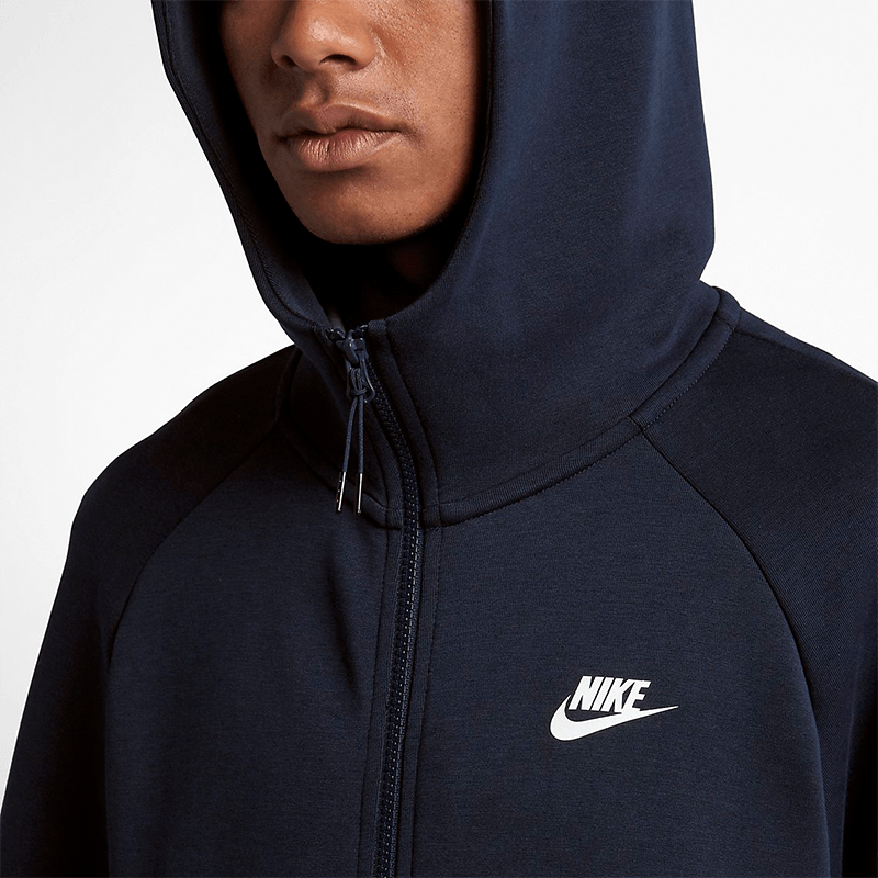 Nike Tech Fleece Hoodie Sz L Obsidian 