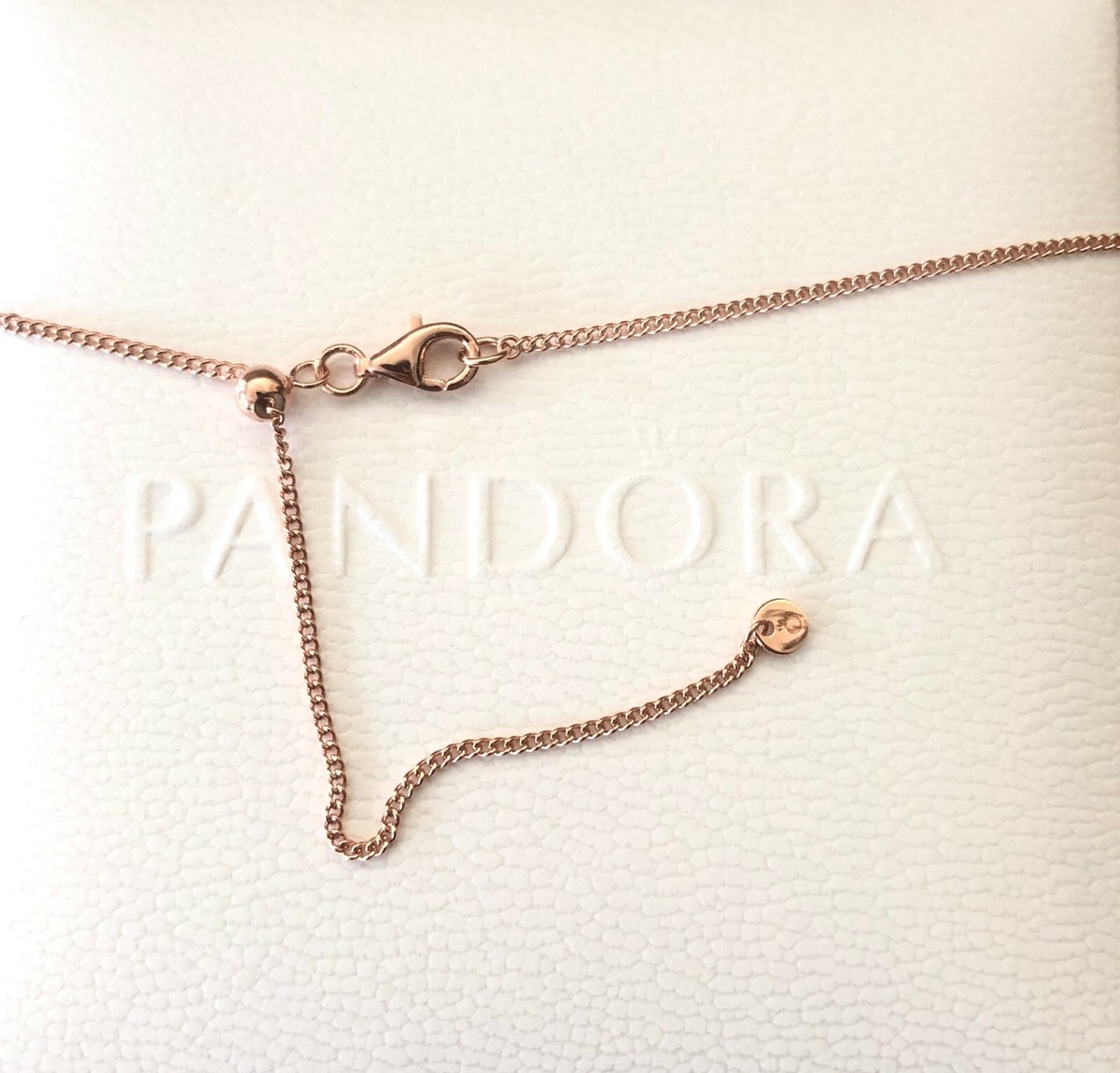 Pandora ROSE™ Curb Chain Necklace #388283-60 / 23.6 inches +FREE 