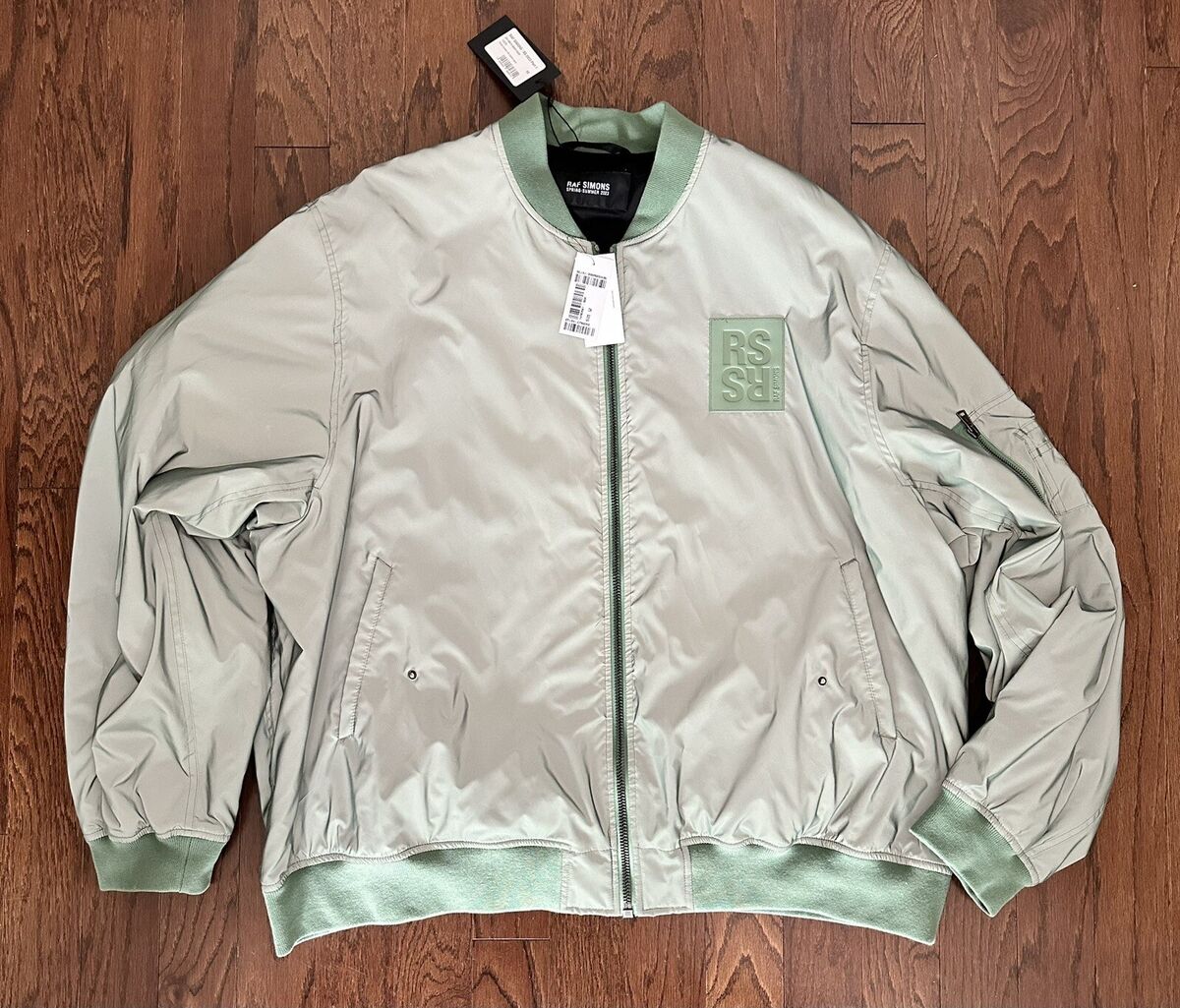 Raf Simons Oversized Reflective Shell Bomber Jacket Size XL Raf Simons Oversized Reflective Shell Bomber Jacket Size XL