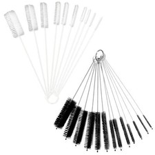 10Pcs/Set Nylon Long Brush Cleaner Small Pipe Cleaning Tube Straw Bottle