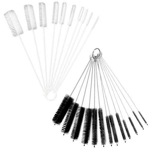 10Pcs Set Bottle Tube Pipe Small Long Cleaning Nylon Straw Brush - Foto 5