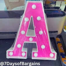 Letter A Decor w/ Lights A  