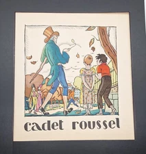 Cadet Roussel/Rousselle Andre Collot 1920s French Print Child's Room Satire