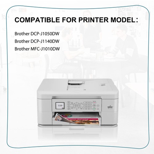 4er Set LC-421 XL Patronen Für Brother DCP-J 1050 DW 1140 DW MFC-J 1010 DW LC421 - Bild 2 von 3
