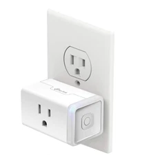 Kasa Smart Plug with Energy Monitoring; Smart Home No Hub Required (KP115) WHITE
