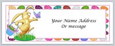 30 Personalized Address Labels Easter Bunny C 65 