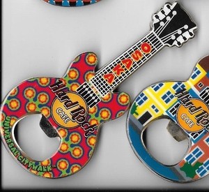 Hard Rock Cafe Guitar Fridge Magnets Hard Rock Cafe Guitar Fridge Magnets