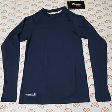 Precision Compression BaseLayer Long Sleeve Top, Junior Size Small - Navy RRP&pound;25