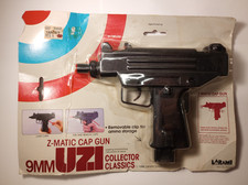 Sealed Larami Z-Matic Cap Gun 9MM Uzi Collector Classics Item Number 8036-0 1984