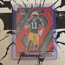 Panini 2025 Mosaic Prizm Intl. Games Jayden Reed #264 Green Bay Packers Football