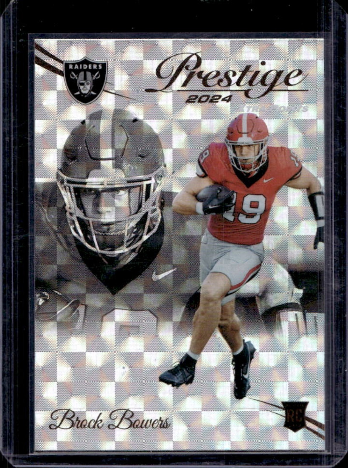 2024 Prestige Brock Bowers RC Hyper Xtra Points #305 Raiders
