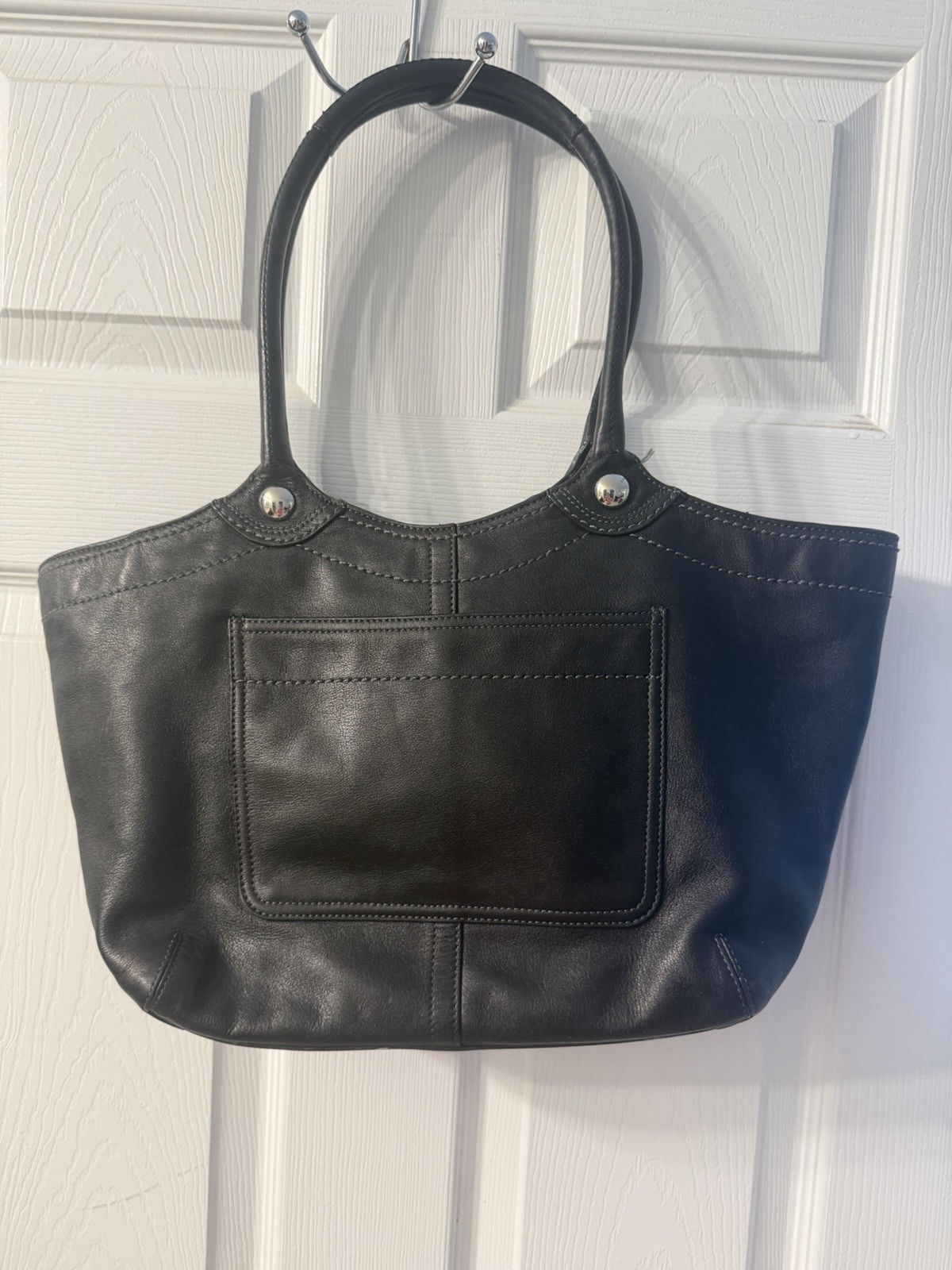Coach 1941 Black Leather Bleeker Legacy Shoulder Bag, F14383