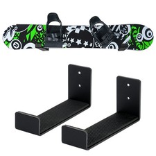 Snowboard Wall Rack Ski Wall Mount Display Home Garage Solid Aluminum Shelf