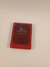 PS2 PlayStation 2 RED Magic Gate 8MB Memory Card OEM