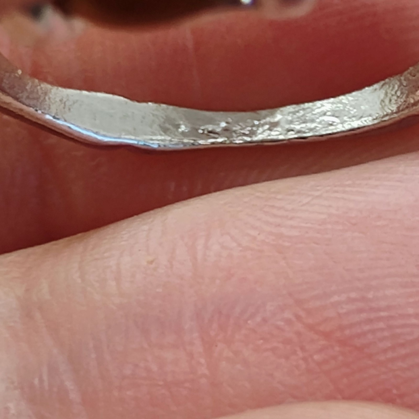 Oval Tiger Eye Ring Silver Leaf Setting Size 6.5 - image 7