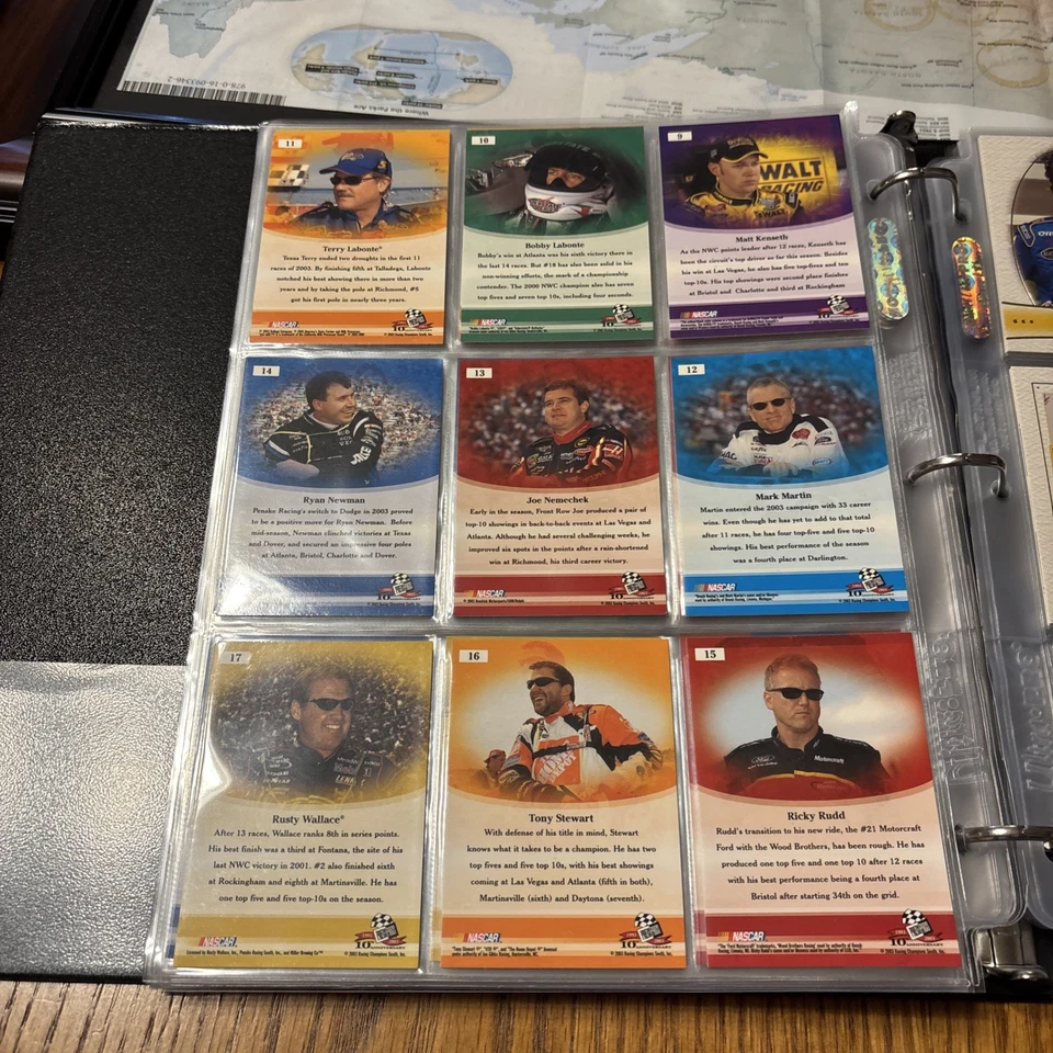 2003 Press Pass PREMIUM VIP NASCAR 50 Card Complete Base Set - Image 4 of 4