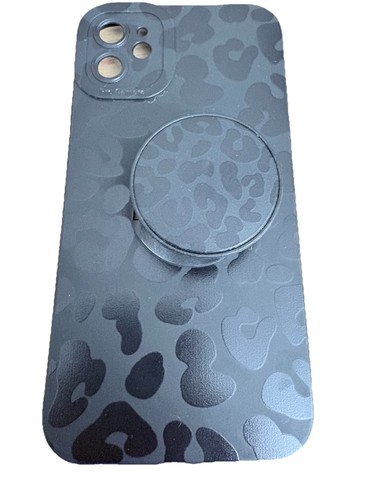 Leopard Print IPhone Pro Case With Stand-Out Phone Handle