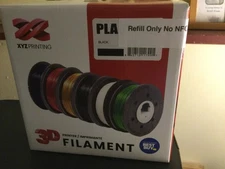 XYZ Filament - PLA 600G - Black. Open box. No NFC TAGS!!