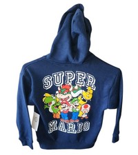 Super Mario Boys Pullover Hoodie with Long Sleeves  Pouch Pocket Size 6/7