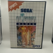 California Games (Sega Master System) Game Cartridge, Case And Manual