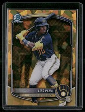 2025 Bowman Draft #BDC-105 Luis Pena Sapphire Gold /50