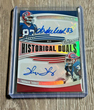 '25 Panini Absolute - Historical Duals Andre Reed, Thurman Thomas #HDU-BUF 52/99