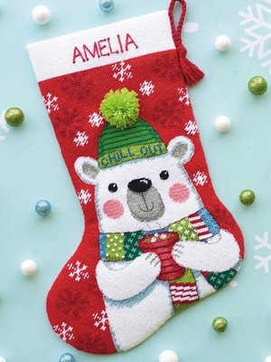 Dimensions Needlepoint Kit: Stocking: Chill Out