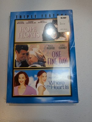 Hope Floats + One Fine Day + Where the Heart Is Triple Feature DVD Movie Set