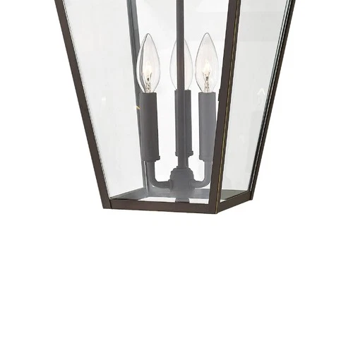 Alford Place 19 1/2"H Rubbed Bronze Outdoor Hanging Light - Picture 3 of 10