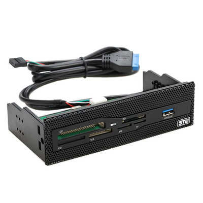 5,25'' Interner Kartenleser Medien Multifunktion Armaturenbrett PC Frontplatte USB 3.0
